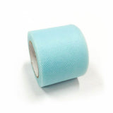 20 Roll Deco Mesh Ribbons, Tulle Fabric, Tulle Roll Spool Fabric For Skirt Making, Aqua, 2 inch(5cm), about 25yards/roll(22.86m/roll)