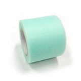 20 Roll Deco Mesh Ribbons, Tulle Fabric, Tulle Roll Spool Fabric For Skirt Making, Pale Turquoise, 2 inch(5cm), about 25yards/roll(22.86m/roll)