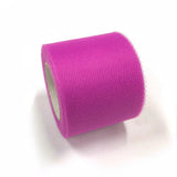 20 Roll Deco Mesh Ribbons, Tulle Fabric, Tulle Roll Spool Fabric For Skirt Making, Dark Violet, 2 inch(5cm), about 25yards/roll(22.86m/roll)