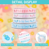 Baby Shower Ornaments Decorations Word Baby Printed Polyester Grosgrain Ribbons