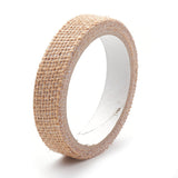 1 Bag Burlap Ribbon, Hessian Ribbon, Jute Ribbon, with Cotton Lace, for Jewelry Making, Tan, 1-1/8 inch(27~28mm), about 2.187yards/roll(2m/roll), 24rolls/bag
