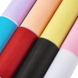 Deco Mesh Ribbons, Tulle Fabric, Tulle Roll Spool Fabric For Skirt Making, Mixed Color, 6 inch(150mm), 25yards/roll(22.86m/roll), 8 colors, 1roll/color, 8rolls/set