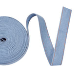 1 Roll Woolen Fabric Ribbons, DarkSlate Blue, 1-1/8inch(28~30mm), about 20yards/roll(18.2m/roll)