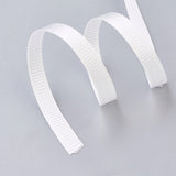 5 Roll Polyester Grosgrain Ribbon, White, 1/4 inch(6mm), about 100yards/roll(91.44m/roll)