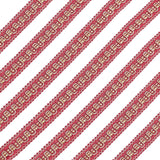 12.6 Yards 0.8 inch Red Woven Braid Trim Handmade Polyester Braid Trim Sewing Red Edge Trim Crafts Decorative Trim with Card for Curtain Slipcover DIY Costume Accessories