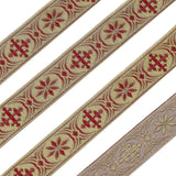 Ethnic Style Polyester Jacquard Ribbon