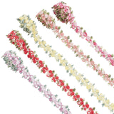 5 Colors Flower Polyester Trim Ribbon