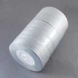 1 Bundle Organza Ribbon, Pleated/Double Ruffle Ribbon, White, 23~28mm, 50m/bundle