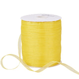 1 Group Glitter Metallic Ribbon, Sparkle Ribbon, with Gold Metallic Cords, Valentine's Day Gifts Boxes Packages, Green Yellow, 1/4inch(6mm), about 33yards/roll(30.1752m/roll), 10rolls/group