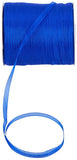 Organza Ribbon, Galloon, Blue, 1/4 inch(6mm); 500yards/Roll(457.2m/Roll)