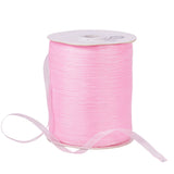 Organza Ribbon, Galloon, Pink, 1/4 inch(6mm); 500yards/Roll(457.2m/Roll)