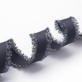 Polyester Frayed Grosgrain Ribbons