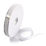 1 Roll Organza Ribbon, White, 1/4 inch(6mm), 500yards/Roll(457.2m/Roll)