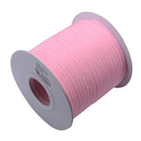 1 Bag Organza Ribbon, Wired Sheer Chiffon Ribbon, for Package Wrapping, Hair Bow Clips Accessories Making, Flamingo, 2-1/8 inch(55mm), about 37.18~38.28 yards(34~35m)/bag