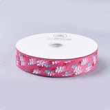 Flower Pattern Printed Polyester Organza Ribbons