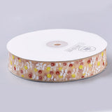 Flower Pattern Printed Polyester Organza Ribbons