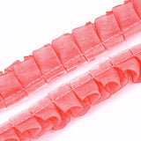 1 Roll Organza Ribbon, Pearl Pink, 1/4 inch(6mm), 500yards/Roll(457.2m/Roll)