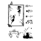 Angel & Fairy Clear Stamps, 4pcs/set