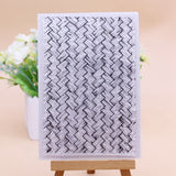 Wicker Texture Clear Stamps, 5pcs/set