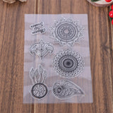 Mixed Shapes Clear Stamps, 4pcs/set