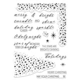 Star Clear Stamps, 4pcs/Set