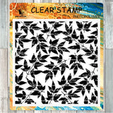 Leaf Clear Stamps, 5pcs/Set