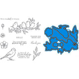 Bird Clear Stamps, 4pcs/Set