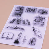 Book Clear Stamps, 5pcs/set