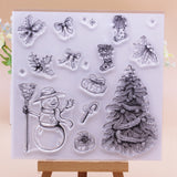 Christmas Silicone Stamps, 5pcs/set