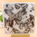 Butterfly Silicone Stamps, 5pcs/set