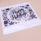 Christmas Clear Stamps, 5pcs/set