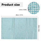 Globleland Self Adhesive Glass Rhinestone Stickers Sheets, for Trimming Cloth Bags, Shoes, Car, Phone Decoration, Blue Zircon, 40x24cm, Rhinestone: 2.3~2.4mm, about 15400pcs/sheet