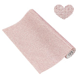 Globleland Self Adhesive Glass Rhinestone Stickers Sheets, for Trimming Cloth Bags, Shoes, Car, Phone Decoration, Light Rose, 40x24cm, Rhinestone: 2.3~2.4mm, about 15400pcs/sheet