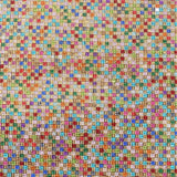 Globleland Self Adhesive Resin Rhinestone Picture Stickers, Square Pattern, Colorful, 40x24cm