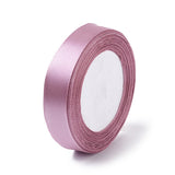 1 Group Single Face Satin Ribbon, Polyester Ribbon, Black, 25yards/roll(22.86m/roll), 10rolls/group, 250yards/group(228.6m/group)