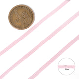 Double Face Satin Ribbon, Polyester Ribbon, Pink, 1/8 inch(3mm) wide, about 880yards/roll(804.672m/roll)