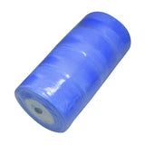 1 Roll Polyester Organza Ribbon with Satin Edge, Deep Sky Blue, 3/8 inch(9mm), about 50yards/roll(45.72m/roll)