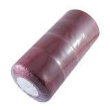 1 Roll Polyester Organza Ribbon with Satin Edge, Rosy Brown, 3/8 inch(9mm), about 50yards/roll(45.72m/roll)