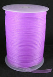 1 Bag 3 Yards White Pleated Lace Chiffon Ribbon Ruffle Lace Fabric Trim Polyester Double-Layer Organza Ribbons Chiffon Ribbons for Sewing Decoration