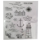 Nautical Theme Plastic Stamps, 2pcs/set