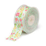 Floral Single-sided Printed Polyester Grosgrain Ribbons