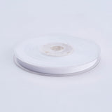1 Roll Single Face Printed Polyester Satin Ribbon, Golden Teardrop Pattern, White, 7/8 inch(23mm), about 50yards/roll