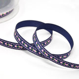 Flower Printed Grosgrain Ribbon Gift Package DIY Hairbow Ribbon