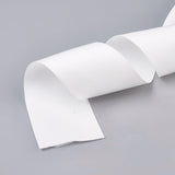 1 Roll Rayon and Cotton Ribbon, Twill Tape Ribbon, Herringbone Ribbon, White, 2 inch(50mm), about 50yards/roll(45.72m/roll)