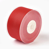 1 Roll Rayon and Cotton Ribbon, Twill Tape Ribbon, Herringbone Ribbon, Red, 1 inch(25mm), about 50yards/roll(45.72m/roll)