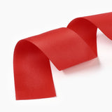 1 Roll Rayon and Cotton Ribbon, Twill Tape Ribbon, Herringbone Ribbon, Red, 1-1/2 inch(38mm), about 50yards/roll(45.72m/roll)