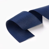 1 Roll Rayon and Cotton Ribbon, Twill Tape Ribbon, Herringbone Ribbon, Midnight Blue, 1-1/2 inch(38mm), about 50yards/roll(45.72m/roll)