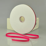 1 Roll Star Printed Grosgrain Ribbon, Nice for Party Decoration, Deep Pink, 3/8 inch(10mm), about 100yards/roll(91.44m/roll)