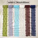 12 Yards 6 Colors Polyester Elastic Lace Trim