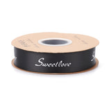 2 Roll Polyester Grosgrain Ribbons, with Word Sweet Love
